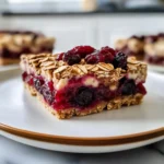 Easy Cranberry Oatmeal Bars Recipe