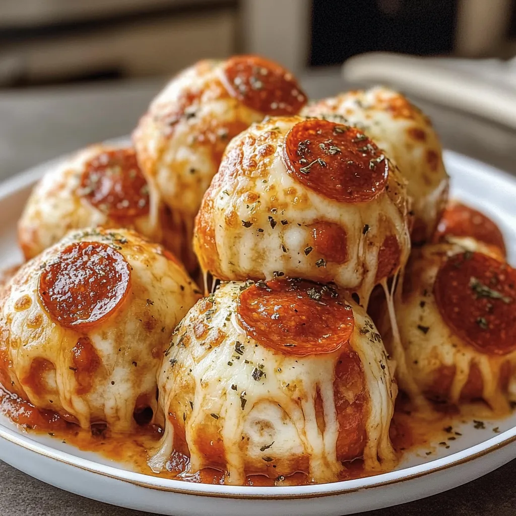 Easy Pepperoni Pizza Bombs Recipe