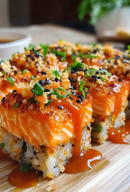 Easy Spicy Salmon Sushi Bake Recipe - Flavorful Asian Fusion Dinner Idea
