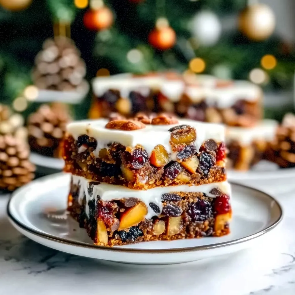 Festive Christmas Fruitcake Traybake: A Holiday Delight