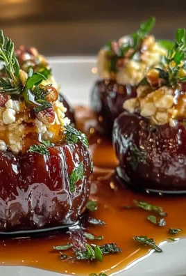 Feta-Parmesan Stuffed Dates with Honey-Walnut Crunch