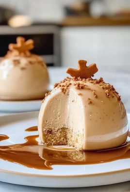 Gingerbread Latte Mousse Domes