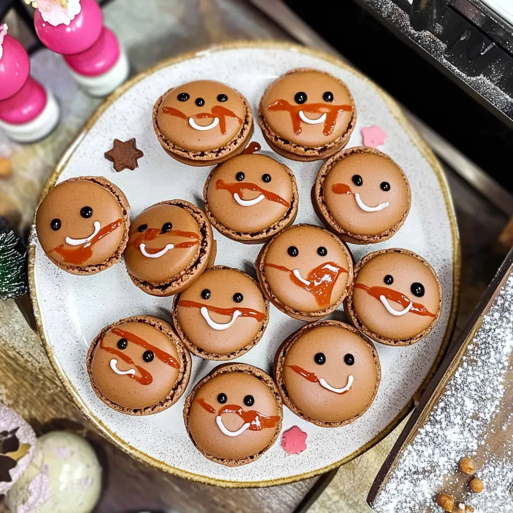 Gingerbread Macarons