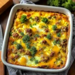 High Protein Egg and Sausage Bake