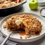 Homemade Apple Crisp Recipe (Salted Caramel)