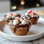 HOT CHOCOLATE COOKIE CUPS