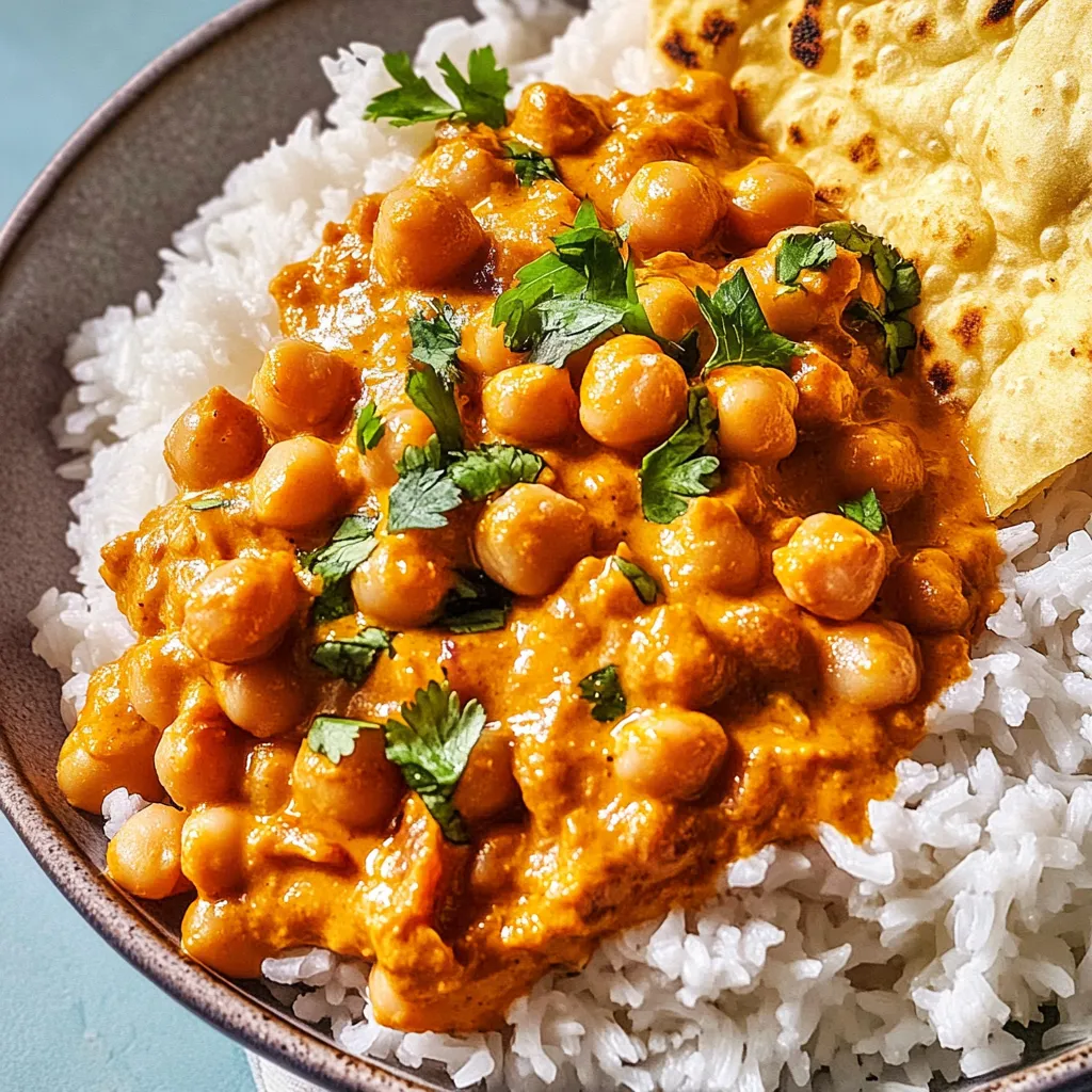 Indian Butter Chickpeas