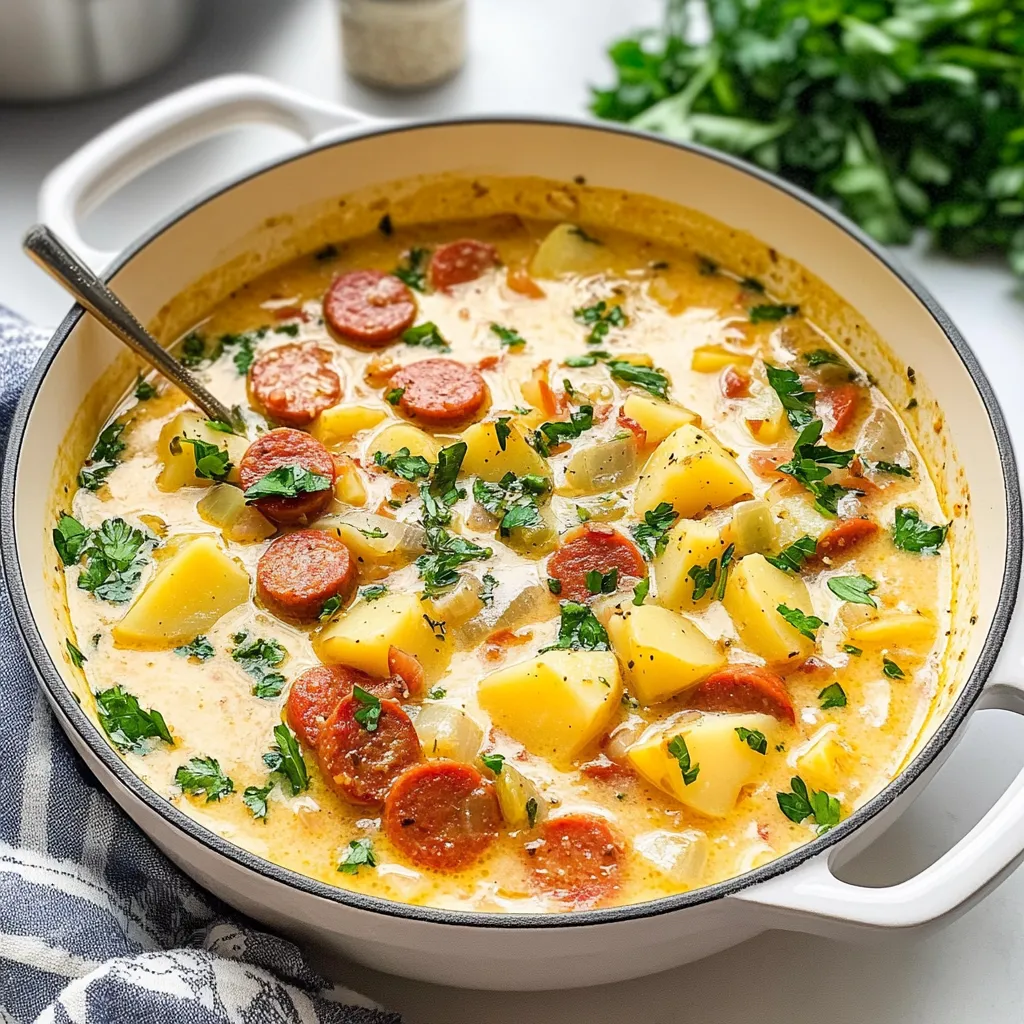 Kielbasa Potato Soup