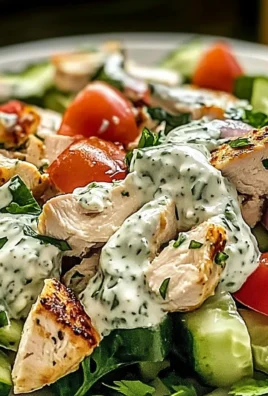 Mediterranean Tzatziki Chicken Salad