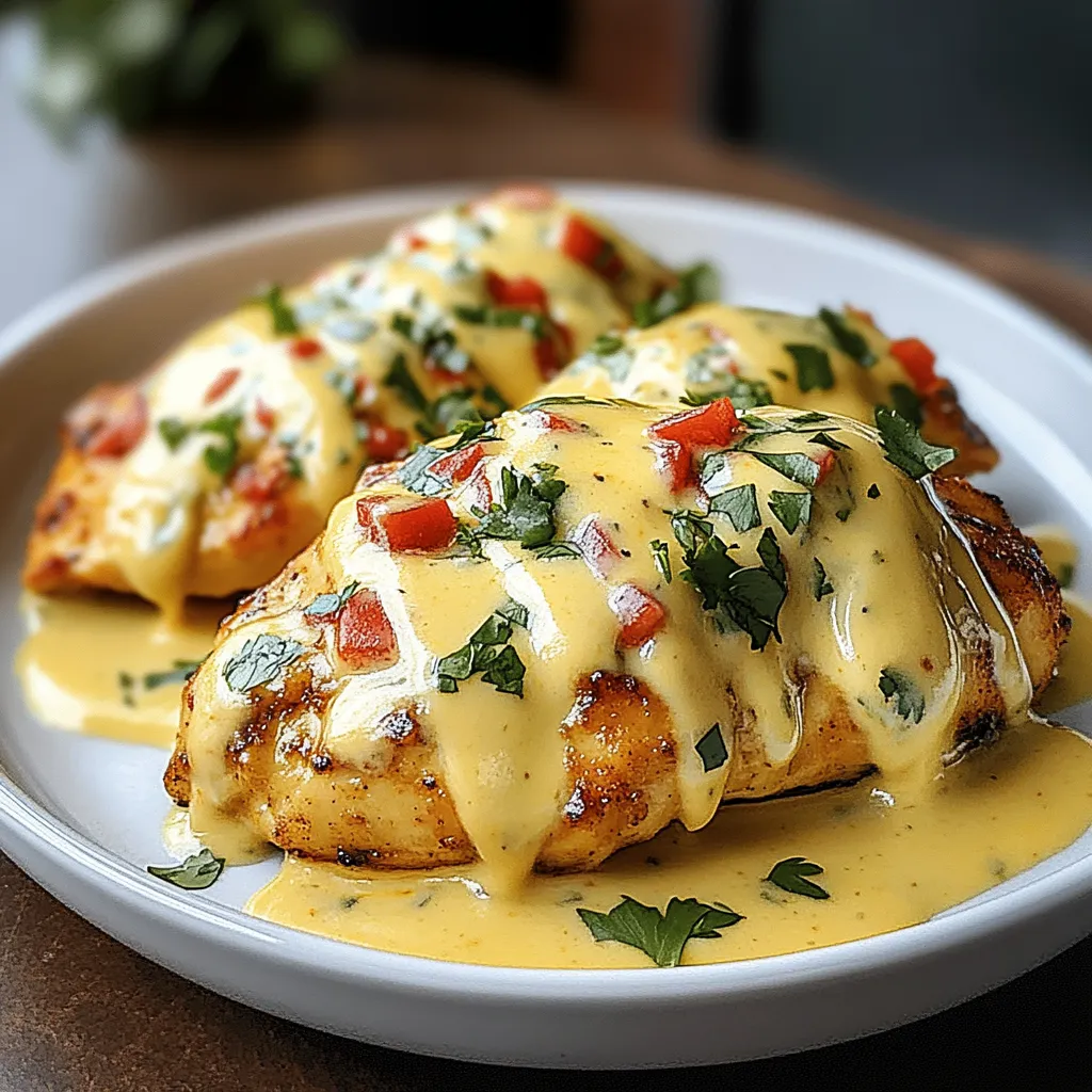 Mexican Chicken with Cheese Sauce Recipe
