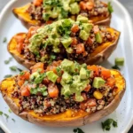 Mexican Quinoa Stuffed Sweet Potatoes