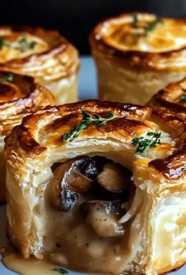 Mini Mushroom & Gruyère Pot Pies | Savory Individual Bakes