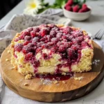 Mouthwatering Raspberry Cream Cheese Coffee Cake