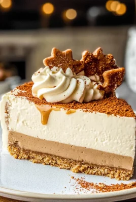 No Bake Gingerbread Cheesecake