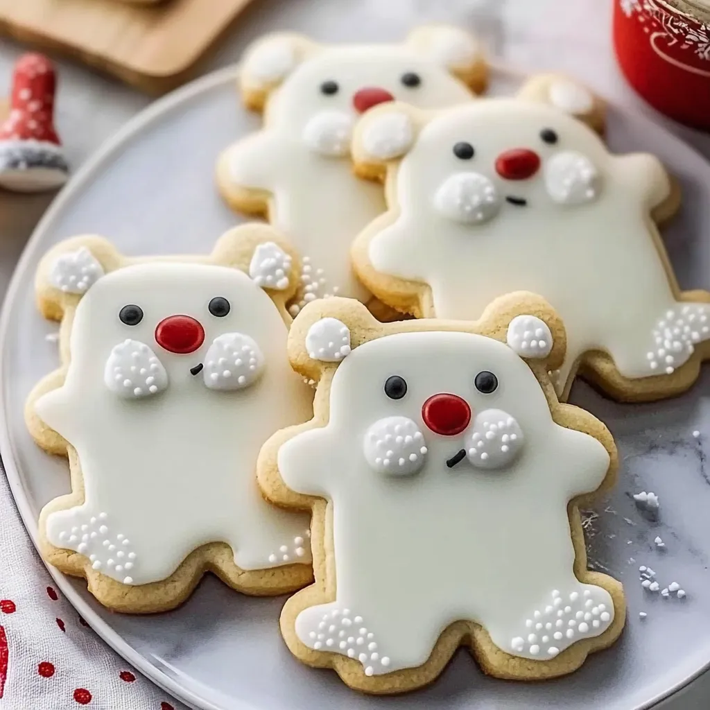 Polar Bear Cookies - Best Festive Treat