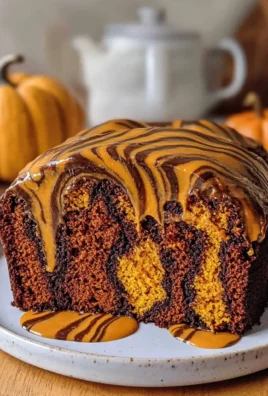 Pumpkin Marble Cake (vegan)
