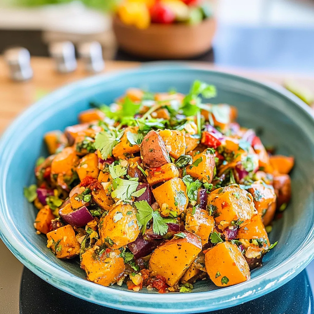 ROASTED SWEET POTATO SALAD