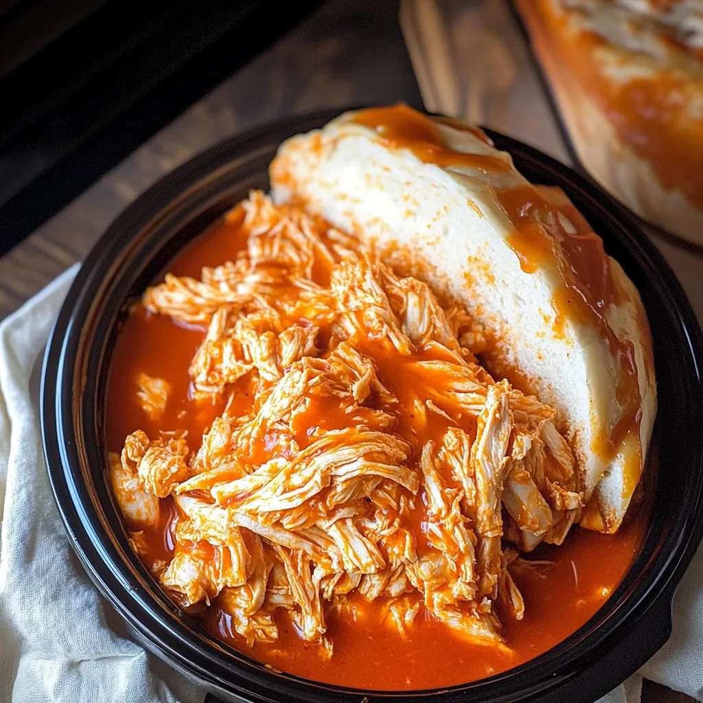 Slow Cooker Buffalo Chicken