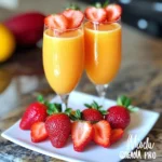 Strawberry Mango Mimosas