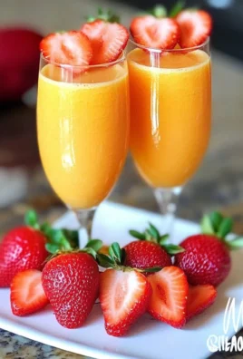 Strawberry Mango Mimosas