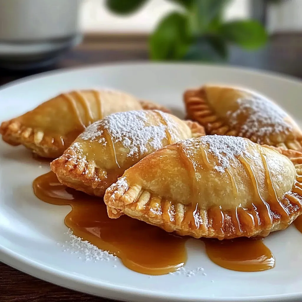 Sweet Caramel Apple Empanadas