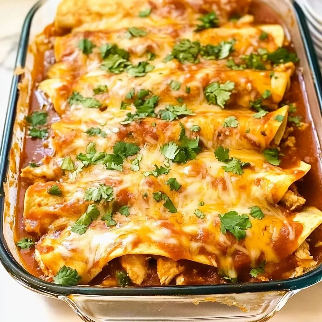 THE BEST CHICKEN ENCHILADA RECIPE