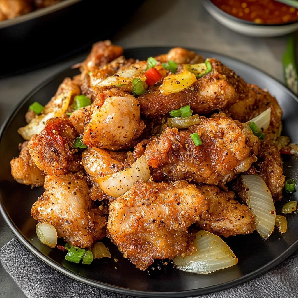 Air Fryer Salt and Pepper Chicken