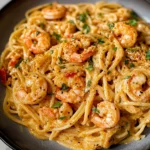 Creamy Cajun Prawn Pasta