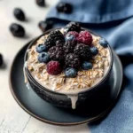 Creamy Gluten Free Overnight Oats with Almond Milk