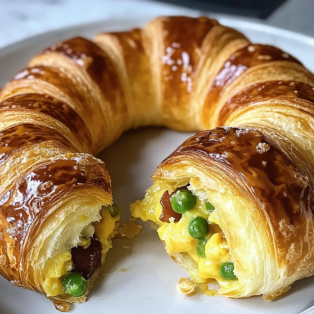 Delicious Breakfast Croissant Boats for a Cozy Morning Treat