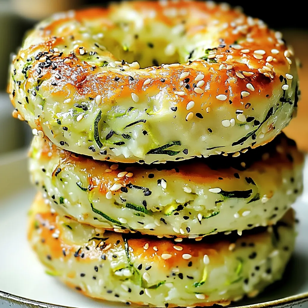 Delicious Low Carb Keto Zucchini Bagel Recipe You’ll Love