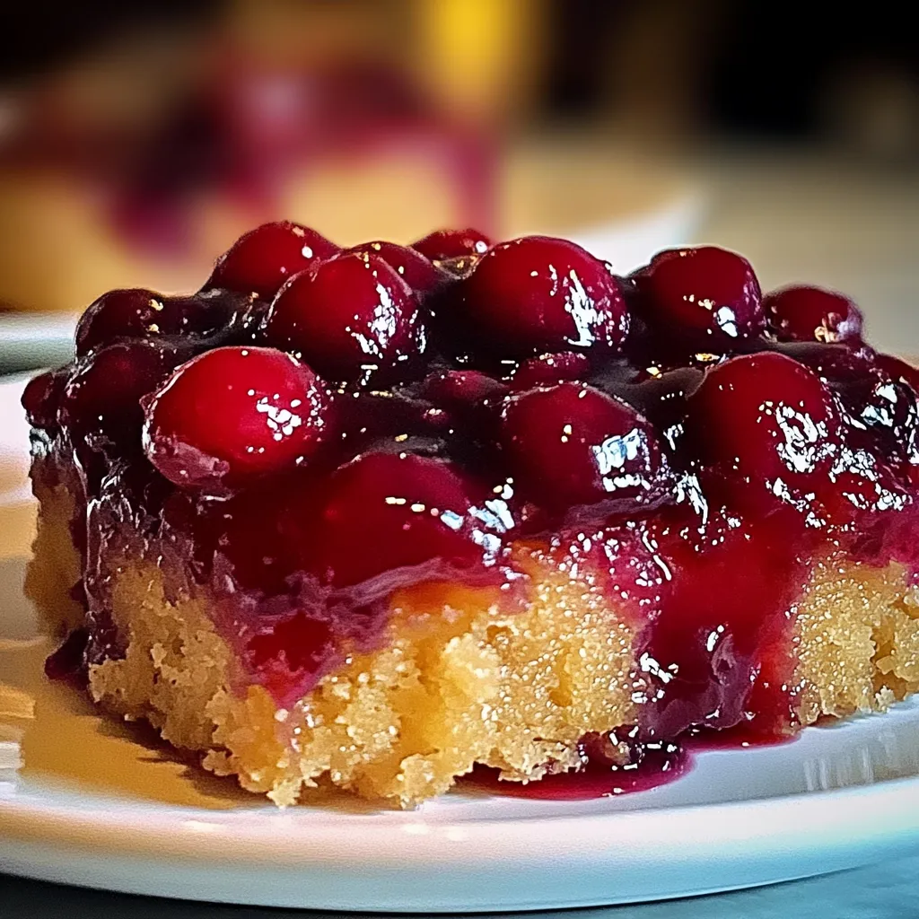 Deliciously Easy Cranberry Pineapple Upside Down Cake Recipe
