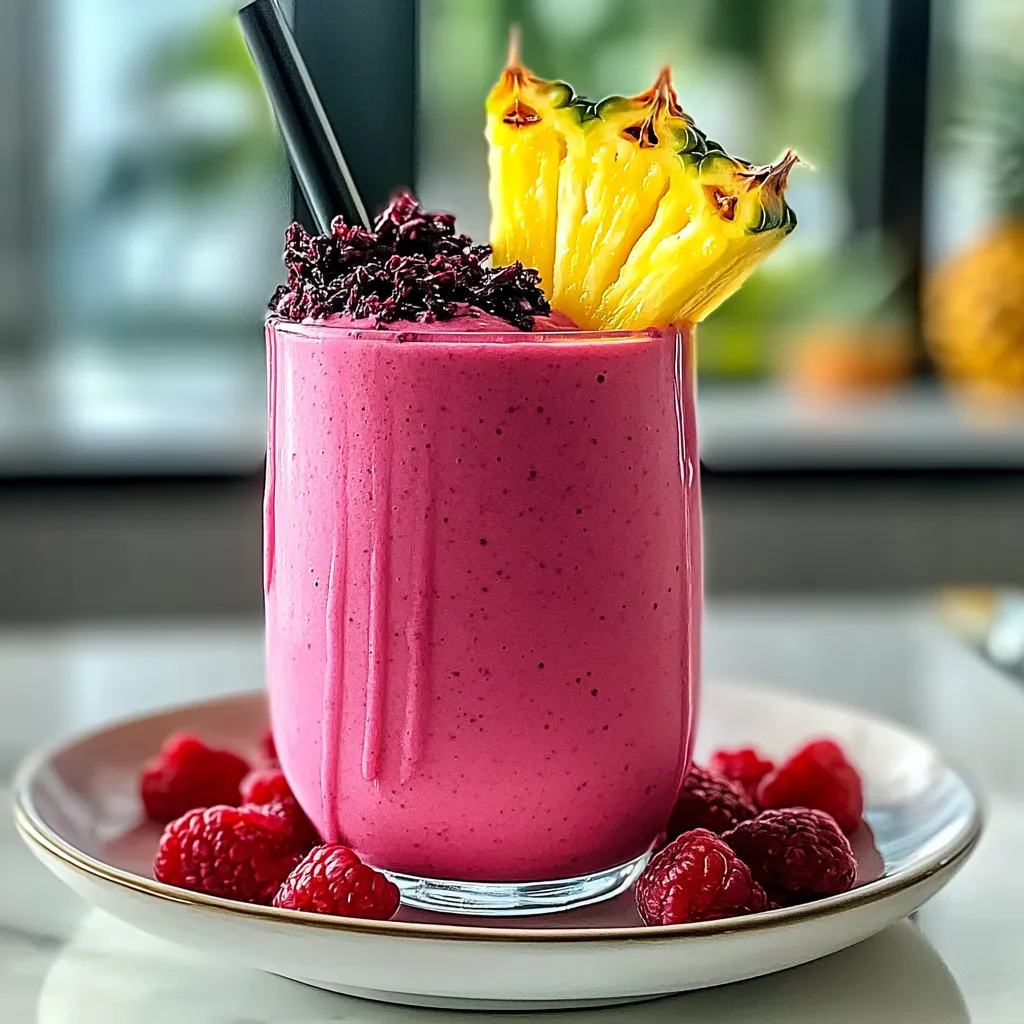 Exotic Hibiscus Tea Pineapple Smoothie Recipe Healthy Delight