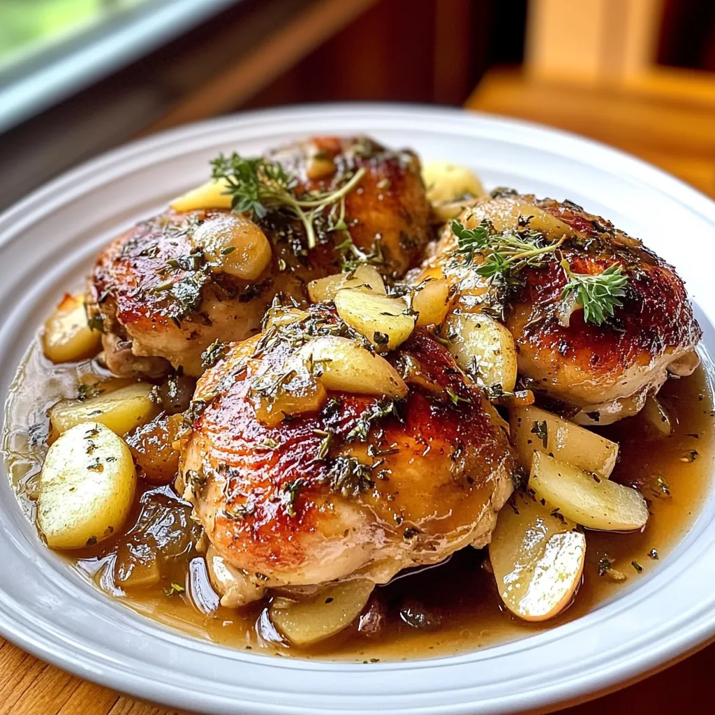 FRENCH APPLE CIDER CHICKEN