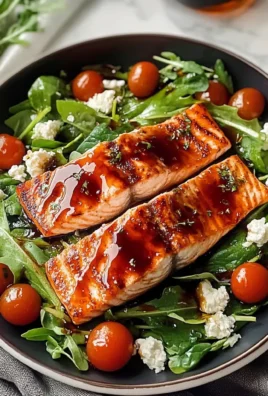 Glazed Salmon Salad