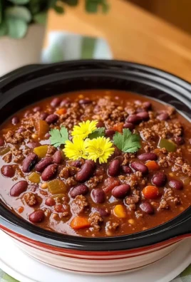 Hearty Three Bean Beef Chili