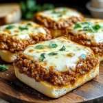 Irresistible Cheesy Garlic Bread Sloppy Joe Melts You’ll Love