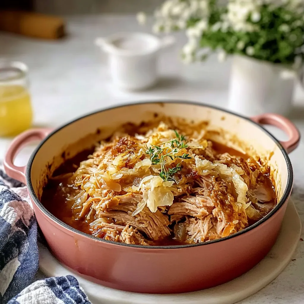 Irresistible Pork and Sauerkraut
