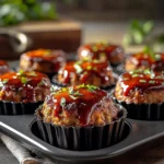 Mini Meatloaf Muffins - Easy Weeknight Dinner & Meal Prep Idea