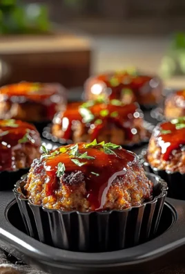 Mini Meatloaf Muffins - Easy Weeknight Dinner & Meal Prep Idea