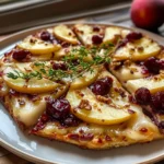 PEAR, BRIE, AND CRANBERRY FLATBREAD
