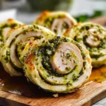 PESTO TURKEY PINWHEELS WITH SMOKED PROVOLONE
