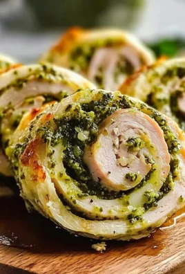 PESTO TURKEY PINWHEELS WITH SMOKED PROVOLONE
