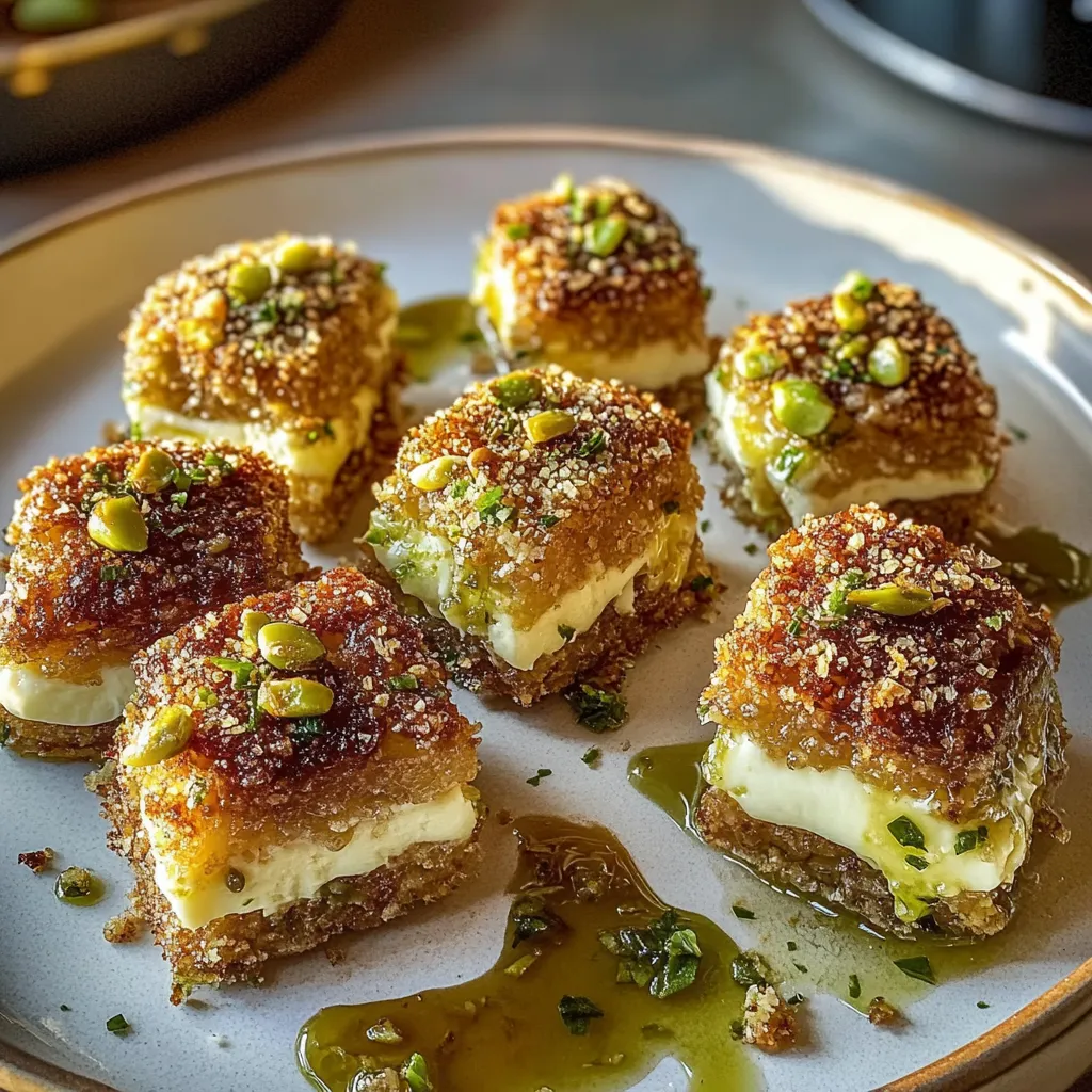 PISTACHIO CRUSTED BRIE BITES