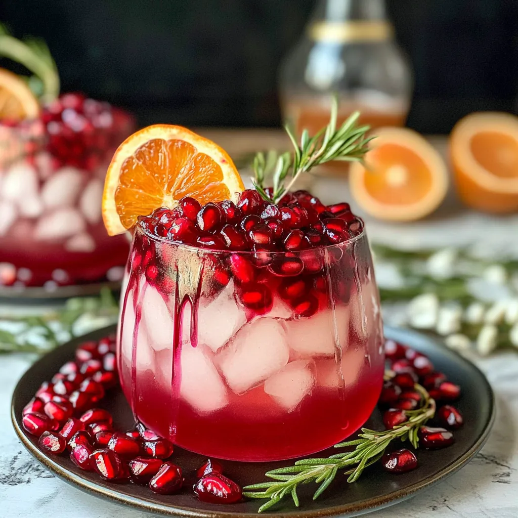 Pomegranate Gin Cocktail