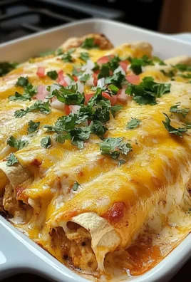 Queso Chicken Enchiladas Bake: A Cheesy Delight Awaits!