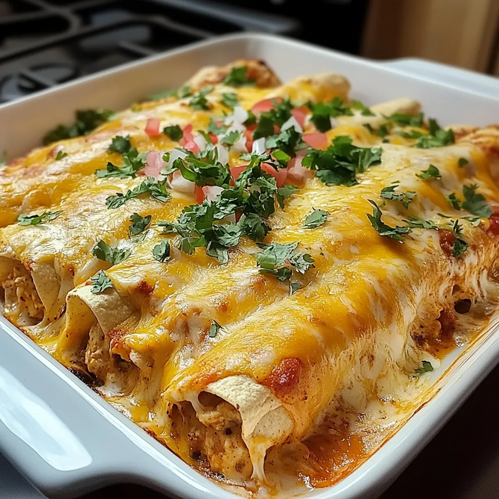 Queso Chicken Enchiladas Bake: A Cheesy Delight Awaits!