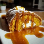 Salted Caramel Pumpkin Roll Recipe