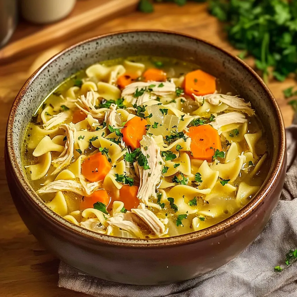 Simple Instant Pot Chicken Noodle Soup