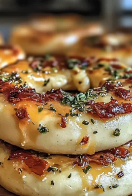SOURDOUGH SUN DRIED TOMATO BAGELS WITH HERBS AND CHEESE BLISS